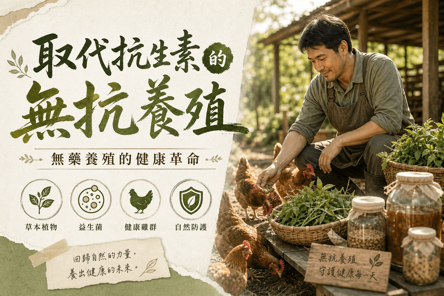 不靠抗生素怎麼養？